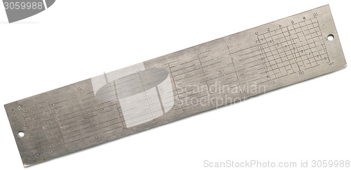 Image of metal ruler