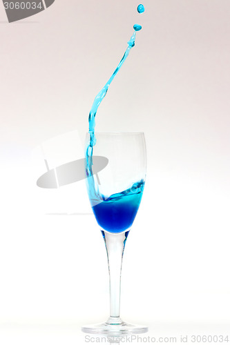 Image of Blue sparkling wine