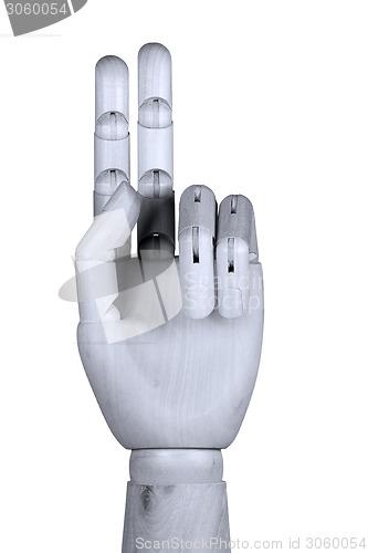 Image of Two fingers up