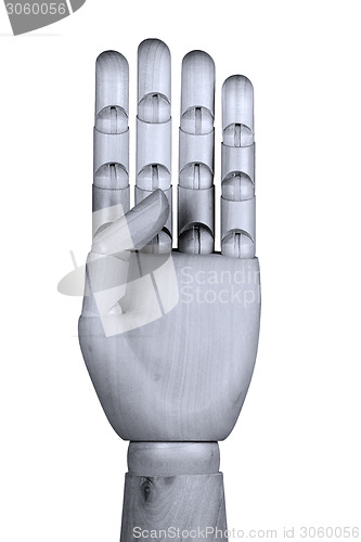 Image of Showing four  fingers