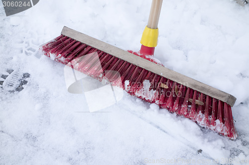 Image of snow broom