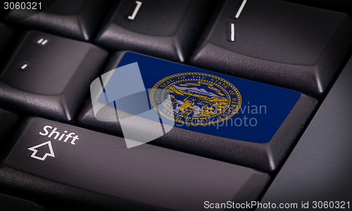 Image of Flag on keyboard