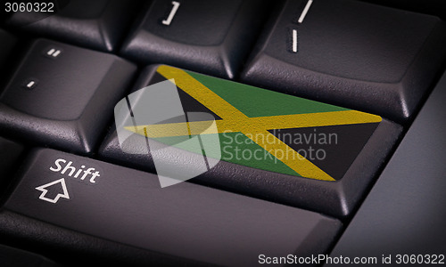 Image of Flag on keyboard