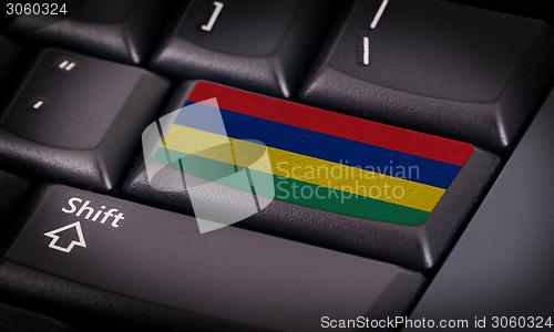 Image of Flag on keyboard