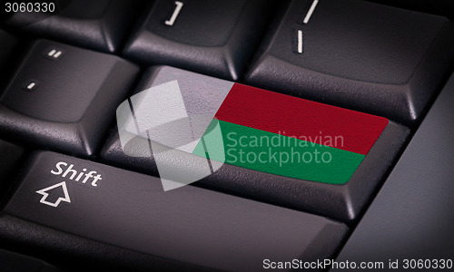 Image of Flag on keyboard