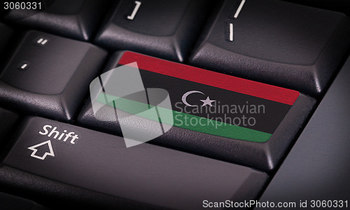 Image of Flag on keyboard