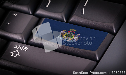 Image of Flag on keyboard