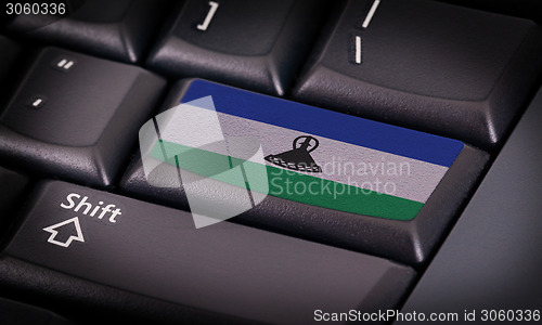 Image of Flag on keyboard