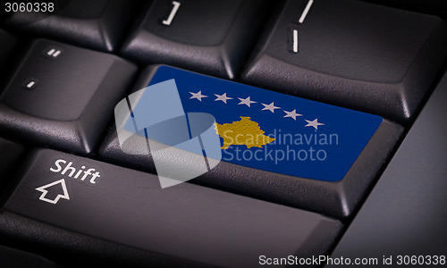 Image of Flag on keyboard