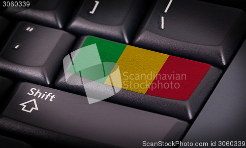 Image of Flag on keyboard