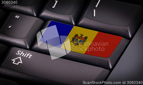 Image of Flag on keyboard