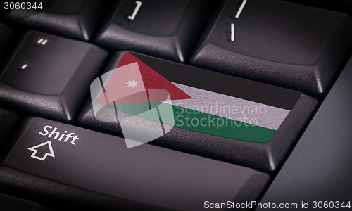 Image of Flag on keyboard