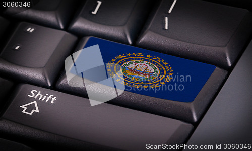 Image of Flag on keyboard