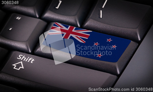 Image of Flag on keyboard