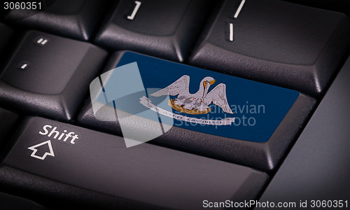 Image of Flag on keyboard