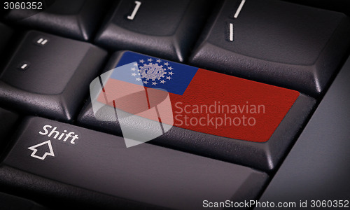 Image of Flag on keyboard