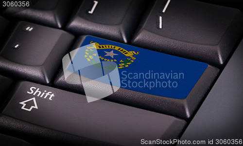 Image of Flag on keyboard