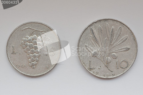 Image of Old Italian coins