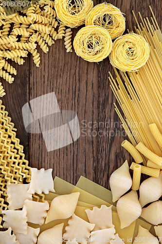 Image of Pasta Background Border