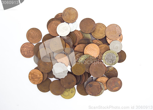 Image of Old coins background