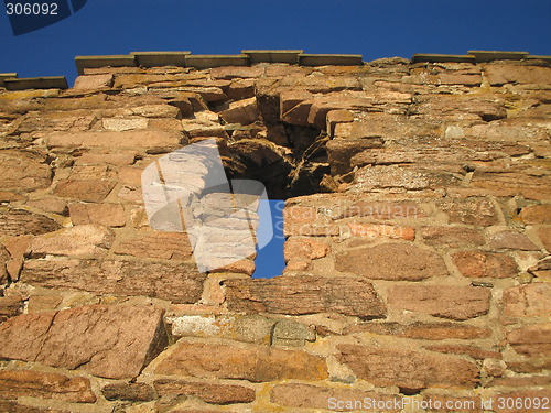 Image of Detail of the 13th century Margaretha church ruins in Oslo