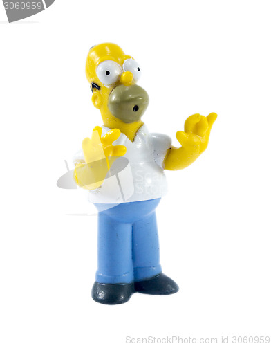 Image of homer Simpson figure