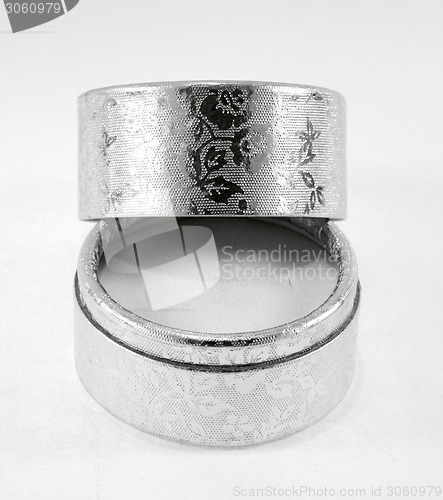 Image of Silver velvet box 