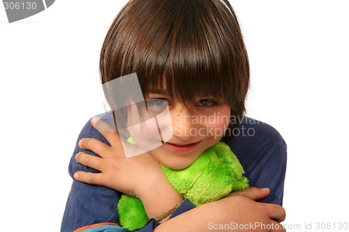 Image of Boy with teddy