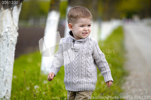 Image of Trendy 2 years old baby boy posing