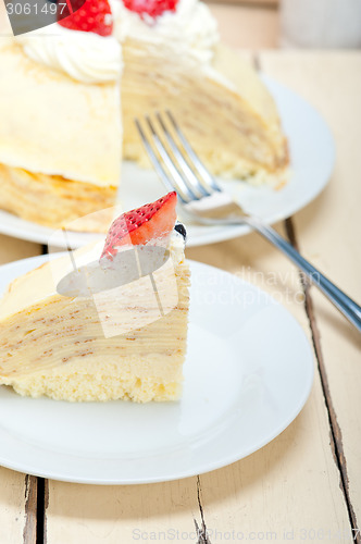 Image of crepe pancake cake 