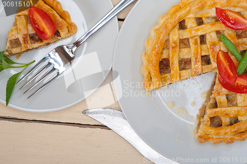 Image of home made beef pie