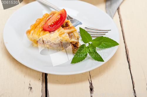 Image of home made beef pie