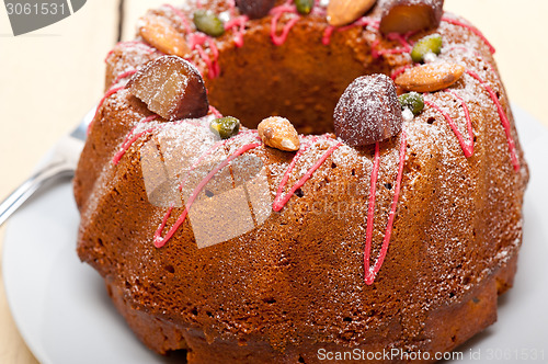 Image of chestnut cake bread dessert