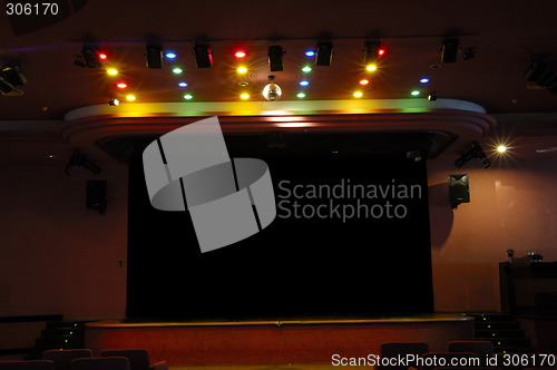 Image of Stage and lights