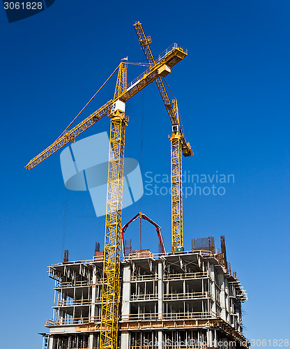 Image of Construction of a high rise building
