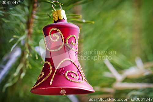 Image of Christmas decoration on the tree