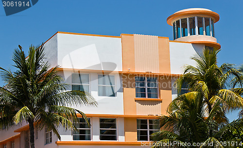 Image of South Beach art deco building in Miami, Florida