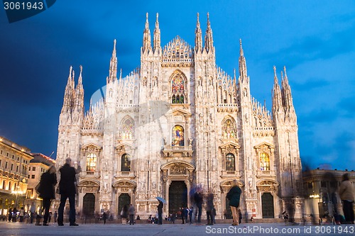 Image of Milan Cathedral from the Square