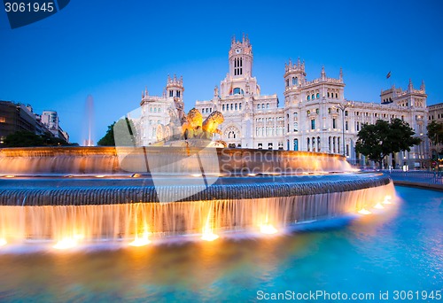 Image of Plaza de Cibeles, Madrid, Spain.