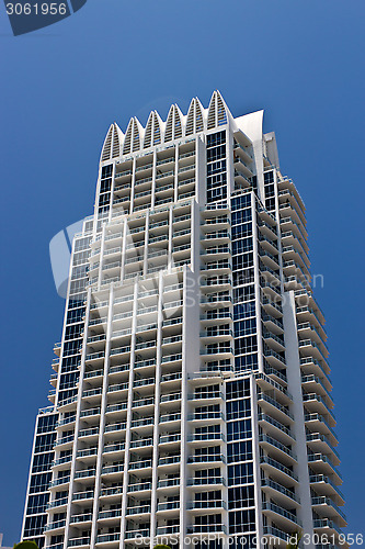 Image of South Beach luxury condominium building in Miami, Florida