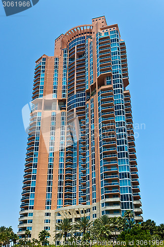 Image of South Beach luxury condominium building in Miami, Florida
