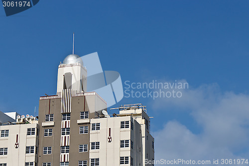 Image of South Beach art deco building in Miami, Florida