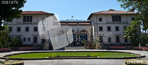 Image of MIAMI, FLORIDA - MAY 10, 2013: Vizcaya Museum and Gardens, is th