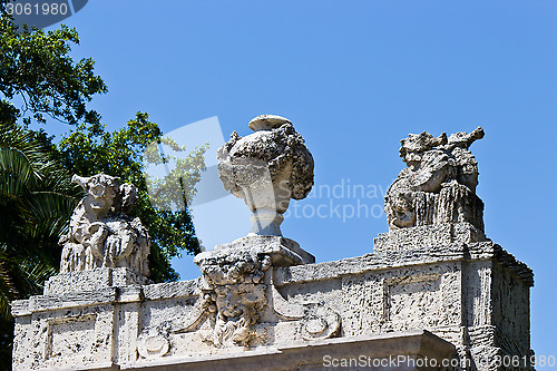 Image of Ornate artwork in a garden