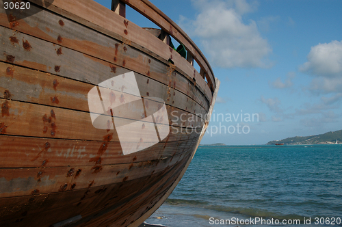 Image of boat being built