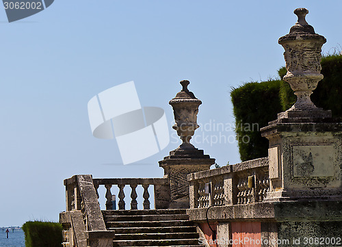 Image of Ornate outdoor staircase