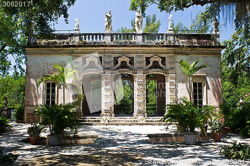 Image of Building in an ornamental garden