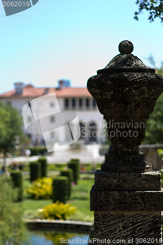 Image of MIAMI, FLORIDA - MAY 10, 2013: Vizcaya Museum and Gardens, is th