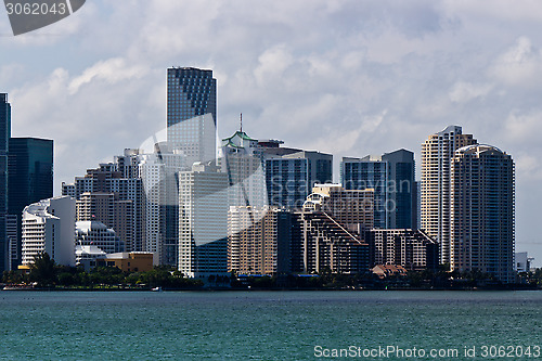 Image of Miami skyline on a sunny day