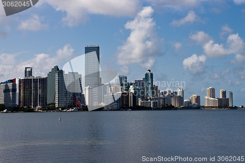 Image of Miami skyline on a sunny day